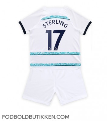 Chelsea Raheem Sterling #17 Udebanetrøje Børn 2022-23 Kortærmet (+ Korte bukser)